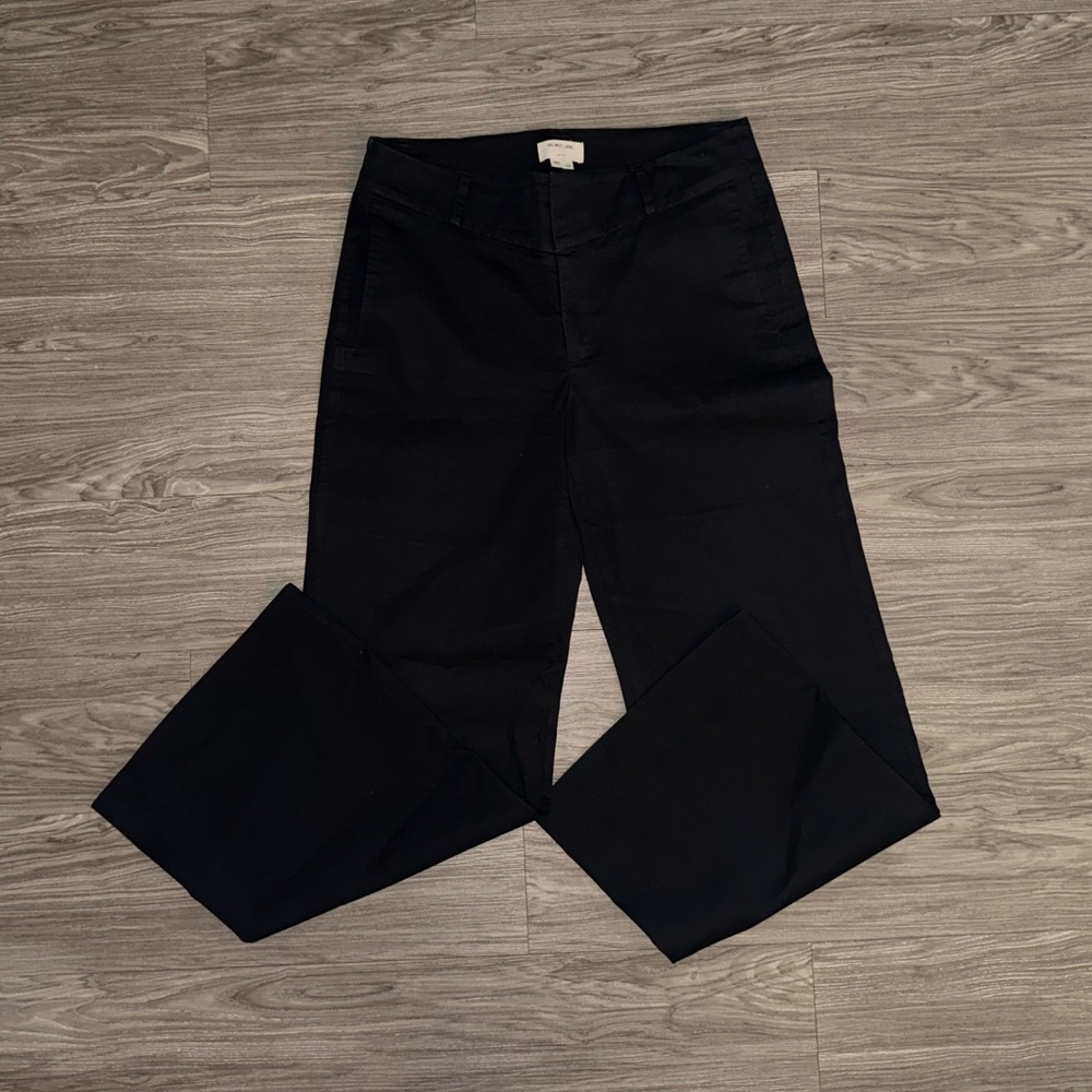 Helmut Lang Womens Pants Black Size 10 Dress Pant High Rise Career Wool Blend